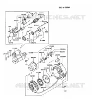 D&Eacute;MARREUR pour Kawasaki FG MOTORS