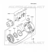 D&Eacute;MARREUR pour Kawasaki FG MOTORS