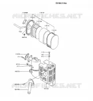 FILTRE &Agrave; AIR/POT D'&Egrave;CHAPPEMENT pour Kawasaki FG MOTORS