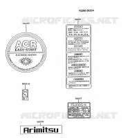 LABEL pour Kawasaki FG MOTORS