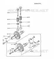 SOUPAPE/ARBRE A CAME pour Kawasaki FG MOTORS