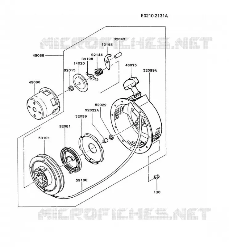 D&Eacute;MARREUR Kawasaki Petits Moteurs FG FG230D FG MOTORS  FG230D-AT54