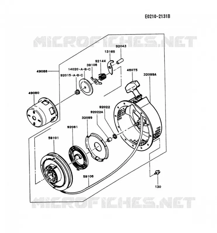 D&Eacute;MARREUR Kawasaki Petits Moteurs FG FG230D FG MOTORS  FG230D-DS50