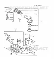 FILTRE &Agrave; AIR/POT D'&Egrave;CHAPPEMENT pour Kawasaki FG MOTORS