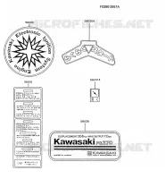 LABEL pour Kawasaki FG MOTORS