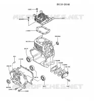 CULASSE/CARTER MOTEUR pour Kawasaki FG MOTORS