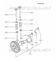 SOUPAPE/ARBRE A CAME pour Kawasaki FG MOTORS