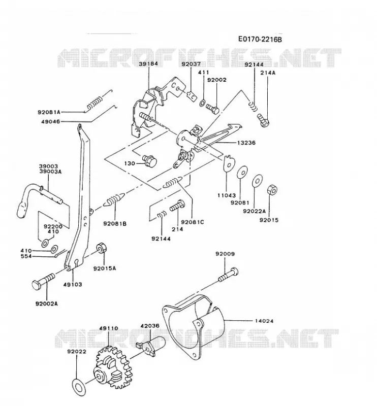 EQUIPEMENT DE CONTROLE Kawasaki Petits Moteurs FG FG300D FG MOTORS  FG300D-AS17