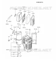 FILTRE &Agrave; AIR/POT D'&Egrave;CHAPPEMENT pour Kawasaki FG MOTORS