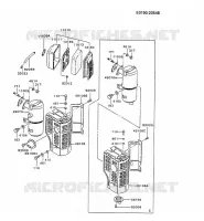 FILTRE &Agrave; AIR/POT D'&Egrave;CHAPPEMENT pour Kawasaki FG MOTORS