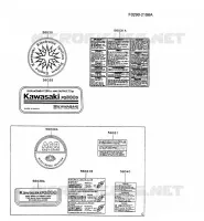 LABEL pour Kawasaki FG MOTORS
