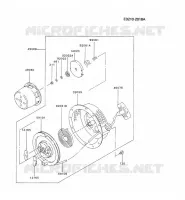 D&Eacute;MARREUR pour Kawasaki FG MOTORS