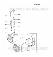 SOUPAPE/ARBRE A CAME pour Kawasaki FG MOTORS
