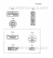LABEL pour Kawasaki FG MOTORS
