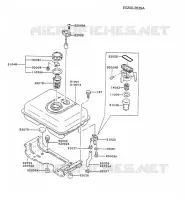 RESERVOIR CARBURANT/ROBINET pour Kawasaki FG MOTORS