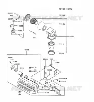 FILTRE &Agrave; AIR/POT D'&Egrave;CHAPPEMENT pour Kawasaki FG MOTORS