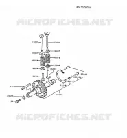 SOUPAPE/ARBRE A CAME pour Kawasaki FG MOTORS