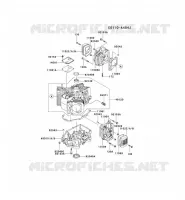 CULASSE/CARTER MOTEUR pour Kawasaki FH MOTORS