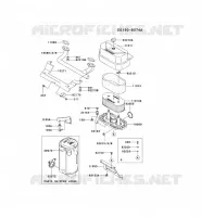FILTRE &Agrave; AIR/POT D'&Egrave;CHAPPEMENT pour Kawasaki FH MOTORS