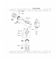 PISTON/VILEBREQUIN pour Kawasaki FH MOTORS