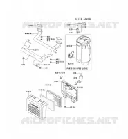 FILTRE &Agrave; AIR/POT D'&Egrave;CHAPPEMENT pour Kawasaki FH MOTORS