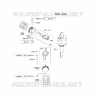 PISTON/VILEBREQUIN pour Kawasaki FH MOTORS