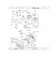 FILTRE &Agrave; AIR/POT D'&Egrave;CHAPPEMENT pour Kawasaki FH MOTORS