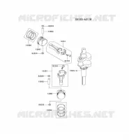 PISTON/VILEBREQUIN pour Kawasaki FH MOTORS