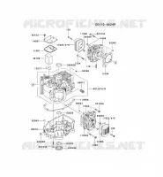 CULASSE/CARTER MOTEUR pour Kawasaki FH MOTORS