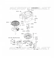 REFROIDISSEMENT pour Kawasaki FH MOTORS