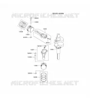 PISTON/VILEBREQUIN pour Kawasaki FH MOTORS