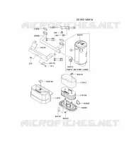 FILTRE &Agrave; AIR/POT D'&Egrave;CHAPPEMENT pour Kawasaki FH MOTORS
