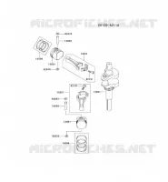 PISTON/VILEBREQUIN pour Kawasaki FH MOTORS