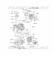 CULASSE/CARTER MOTEUR pour Kawasaki FH MOTORS