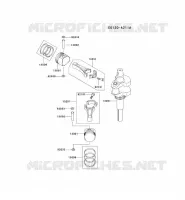 PISTON/VILEBREQUIN pour Kawasaki FH MOTORS