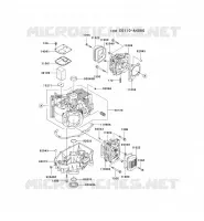 CULASSE/CARTER MOTEUR pour Kawasaki FH MOTORS