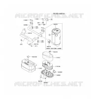 FILTRE &Agrave; AIR/POT D'&Egrave;CHAPPEMENT pour Kawasaki FH MOTORS