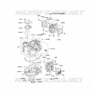 CULASSE/CARTER MOTEUR pour Kawasaki FH MOTORS