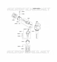 PISTON/VILEBREQUIN pour Kawasaki FH MOTORS