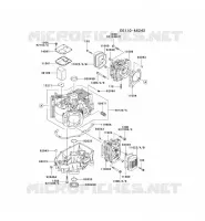 CULASSE/CARTER MOTEUR pour Kawasaki FH MOTORS
