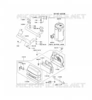 FILTRE &Agrave; AIR/POT D'&Egrave;CHAPPEMENT pour Kawasaki FH MOTORS