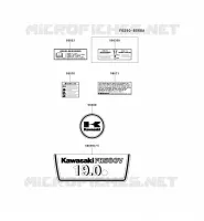 LABEL pour Kawasaki FH MOTORS