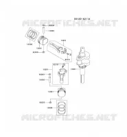 PISTON/VILEBREQUIN pour Kawasaki FH MOTORS