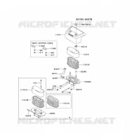 FILTRE &Agrave; AIR/POT D'&Egrave;CHAPPEMENT pour Kawasaki FH MOTORS
