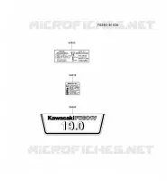 LABEL pour Kawasaki FH MOTORS