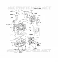 CULASSE/CARTER MOTEUR pour Kawasaki FH MOTORS