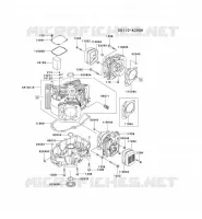 CULASSE/CARTER MOTEUR pour Kawasaki FH MOTORS