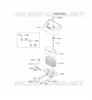 FILTRE &Agrave; AIR/POT D'&Egrave;CHAPPEMENT pour Kawasaki FH MOTORS