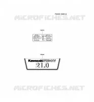 LABEL pour Kawasaki FH MOTORS