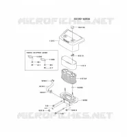 FILTRE &Agrave; AIR/POT D'&Egrave;CHAPPEMENT pour Kawasaki FH MOTORS